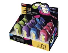 EMOS COB LED ruční svítilna P3887, 30 lm, 2× AAA, 12 ks, display box