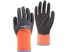 Rukavice PowerGrab Thermo oranžové vel. 9/L Rosteto