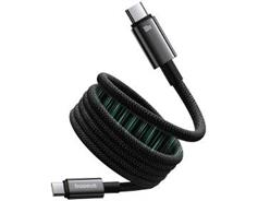 Baseus Magnet. kabel USB-C/USB-C 1m 100W černý