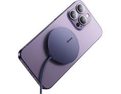 Baseus Simple Mini3 nabíječka 15W fial. 