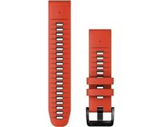 Garmin Quickfit 22 mm band Red/Graphite Silic.