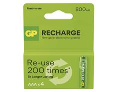 Nabíjecí baterie GP Recharge 800 AAA (HR03) 4ks