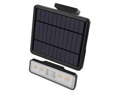 EMOS Solární LED reflektor SUNNO s pohybovým čidlem, černý, neutrální bílá