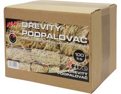 Podpalovač z dřevité vlny 36 mm - 100 ks