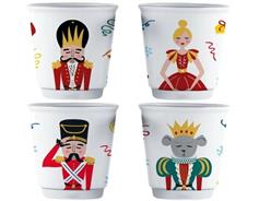 Bialetti set 4 šálků Louskáček