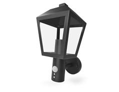 EMOS Zahradní nástěnné svítidlo ADENIA, čidlo soumraku, 19,8 x 15 x 29,8 cm, 1 x E27, 15 W