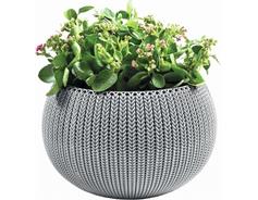 Keter Květináč Keter COZY M závěsný Cloudy grey