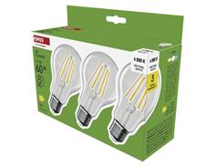 EMOS LED žárovka Filament A60 / E27 / 5,9 W (60 W) / 806 lm / Neutrální bílá