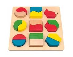 Woody 102190005 Destička s geomet. tvary 