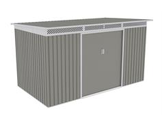 G21 Zahradní domek G21 GRAH 700 - 340 x 206 cm, metalický šedý 