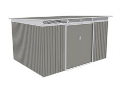G21 Zahradní domek G21 GRAH 915 - 340 x 269 cm, metalický šedý 