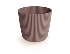 Prosperplast Květináč Prosperplast MILLY ROUND marsala 23,6 cm 