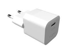 FIXED Mini adapter,USB-C, 25W, bílý 