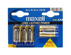 MAXELL LR03 4+2PK BP ALK. 790240 