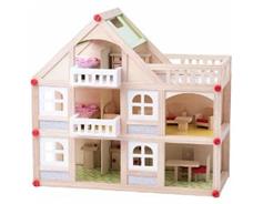 Woody 102191329 Domeček dvoupatrový 