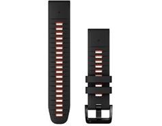 Garmin Quickfit 22 mm band Blk/Red Silic 