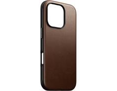 NOMAD Mod.leather case iPhone16Pro brown 