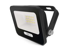 EMOS LED reflektor GLARO 10W, černý, IP65, 1000 lm, neutrální bílá