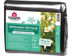 Neotex / netkaná textilie Rosteto - černý 50g šíře 5 x 1,6 m