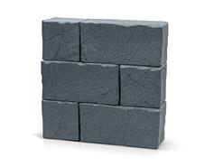 Prosperplast Sud na dešťovou vodu STONE BLOCK 400L - barva: šedá