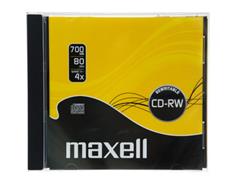 MAXELL CD-RW 700MB 4x 1PK JC 624860 