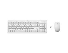 HP 230 Wireless Mouse Keyboard White 