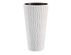 Prosperplast Květináč Prosperplast SANDY SLIM bílý 39 cm