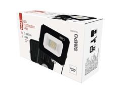 EMOS LED reflektor SIMPO s pohybovým čidlem, 10 W, černý, neutrální bílá