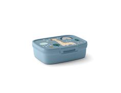 Curver Dóza Curver Snap Box 1,8 l wild life s přepážkou modrá