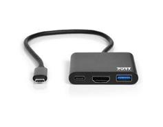 PORT DESIGNS USB-C HUB HDMI 1X 4K+USB-A+USB-C PORT