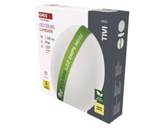 EMOS Lighting LED přisazené svítidlo TIVI, B CLASS, kruhové bílé 8,6W, IP44, teplá bílá
