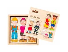 Woody 102190329 Puzzle-lidé a povolání 