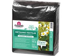 Neotex / netkaná textilie Rosteto - černý 50g šíře 10 x 1,6 m