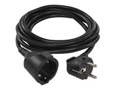EMOS Prodlužovací kabel 1,5 m / 1 zásuvka / černý / PVC / 1,5 mm2