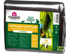 Neotex / netkaná textilie Rosteto - výsek černý 45g - okurky šíře 0,8 x 10 m