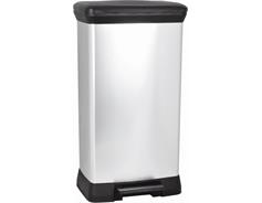 Curver Odpadkový koš Curver Deco Bin 50l stříbrný