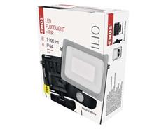 EMOS LED reflektor ILIO s pohybovým čidlem, 21W, černý, neutrální bílá