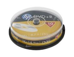 HP DVD+R 4,7 GB 120min 16x 10-cake 