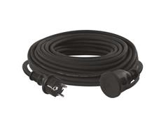 EMOS Venkovní prodlužovací kabel 25 m / 1 zásuvka / černý / guma-neopren / 230 V / 2,5 mm2