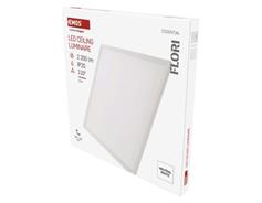 EMOS LED přisazené svítidlo FLORI čtvercové, bílé, 22W, neutrální bílá