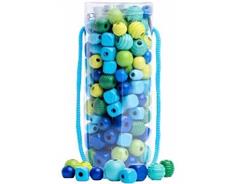 Woody 102190217 Korálky v tubě - tyrkys 