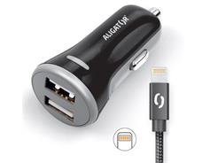 ALI AN 3,4A,2xUSB,Lightning,čern CHS0007