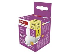 EMOS LED žárovka Classic MR16 / GU10 / 7 W (60 W) / 800 lm / teplá bílá / stmívatelná