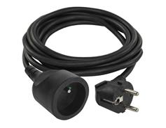 EMOS Prodlužovací kabel 3 m / 1 zásuvka / černý / PVC / 1,5 mm2