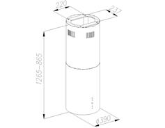 Guzzanti Digestoř Guzzanti ORW glass - nerez