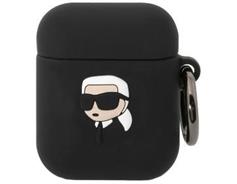 KARL LAGERFELD NFT Karl Airpods 1/2 Blk 