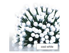 EMOS LED vánoční cherry řetěz – kuličky, 48 m, venkovní i vnitřní,studená bílá,programy,časovač