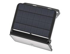 EMOS Solární LED reflektor SOLO s pohybovým čidlem, černý, neutrální bílá