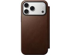 NOMAD Modern Leather Folio iP17 ProMax Brown
