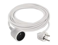 EMOS Prodlužovací kabel 7 m / 1 zásuvka / bílý / PVC / 1,5 mm2